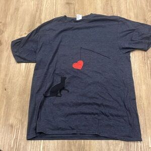 Cat Lover Graphic Tee-Shirt Men’s Large